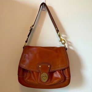 Coach 65th Anniversary Legacy Ali Leather Flap Handbag